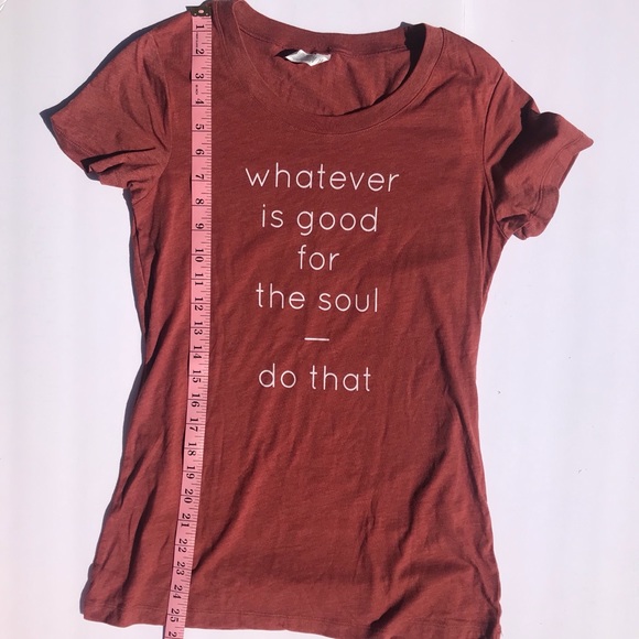 NWOT Inspirational Quote T-Shirt Graphic Tee S/M - Picture 5 of 5